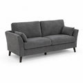 3-Sitzer Sofa aus Mikrofaser mit Holzf¨¹?en,