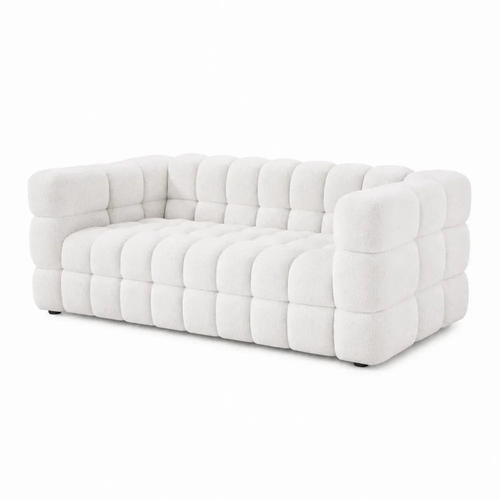 2-Sitzer Sofa Wei? Polyester