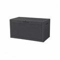 Aufbewahrungsbox rechteckig Schwarz Kunststoff 120x55x60