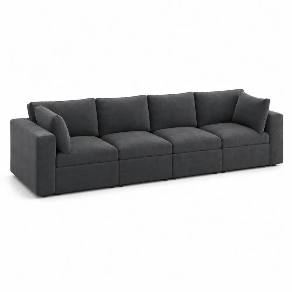 Modulares Sofa 5-Sitzer Mikrofaser